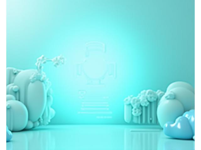 Illustration d'un chatbot amical aidant un utilisateur sur une interface numérique, symbolisant l'auto-assistance et la base de connaissances.