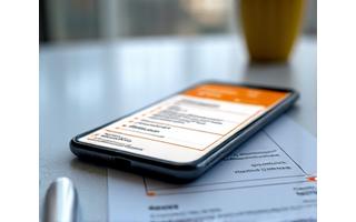 Capture d'écran d'une ordonnance numérique envoyée par email.